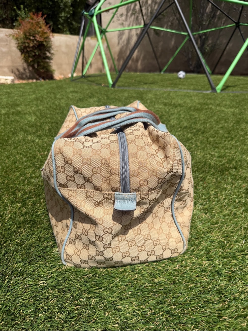 GUCCI GG Canvas Boston Bag Tom Ford Sherry Line - Picture 3 of 5